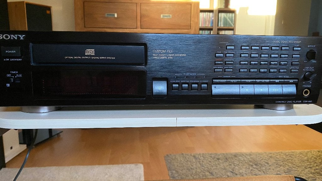 Sony CDP-997 CD Speler + originele remote, Audio, Tv en Foto, Ophalen, Gebruikt, Sony
