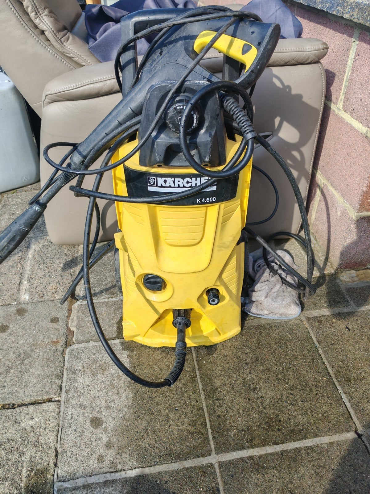 Karcher haute pression, Enlèvement
