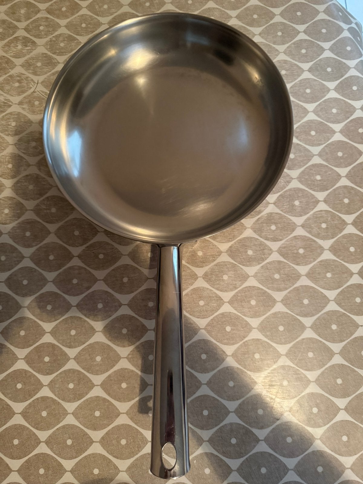 Roestvrije pan, Huis en Inrichting, Keuken | Potten en Pannen, Ophalen, Zo goed als nieuw, Koekenpan, IKEA