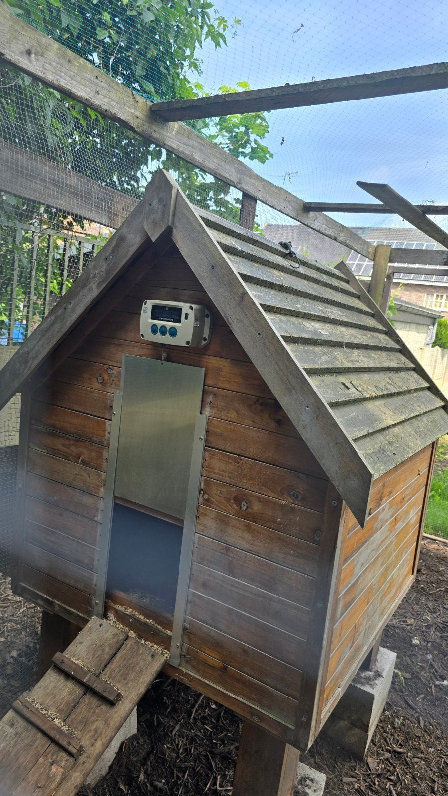 Complete kippenren + hok (ChickenGuard) + 4 legkippen, Dieren en Toebehoren, Pluimvee | Toebehoren, Ophalen