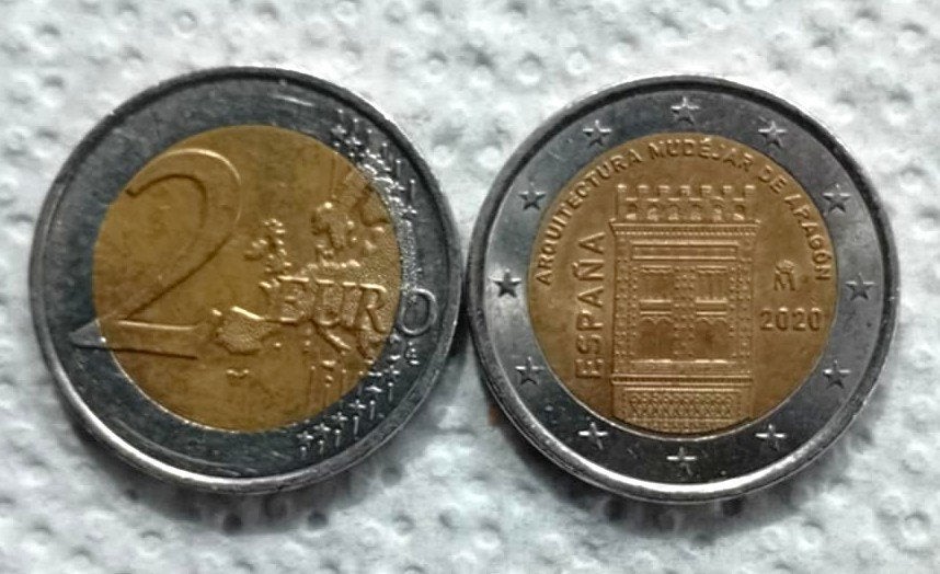2 euro Spanje 2020 ( mudéjar), Ophalen, Spanje, 2 euro, Losse munt