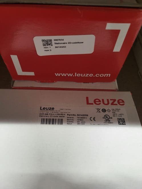 composants industriels Leuze new, Enlèvement