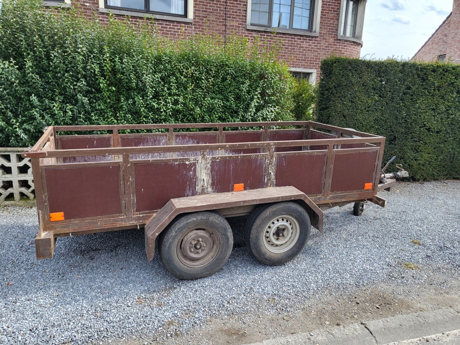 Zeer stevige dubbelasser, Auto diversen, Aanhangers en Bagagewagens, Ophalen of Verzenden