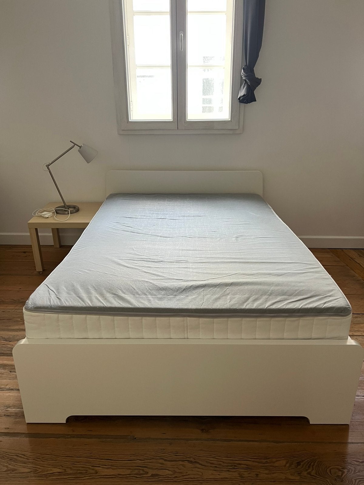 Lit double 140, Maison & Meubles, Enlèvement, 200 cm, Deux personnes, 140 cm