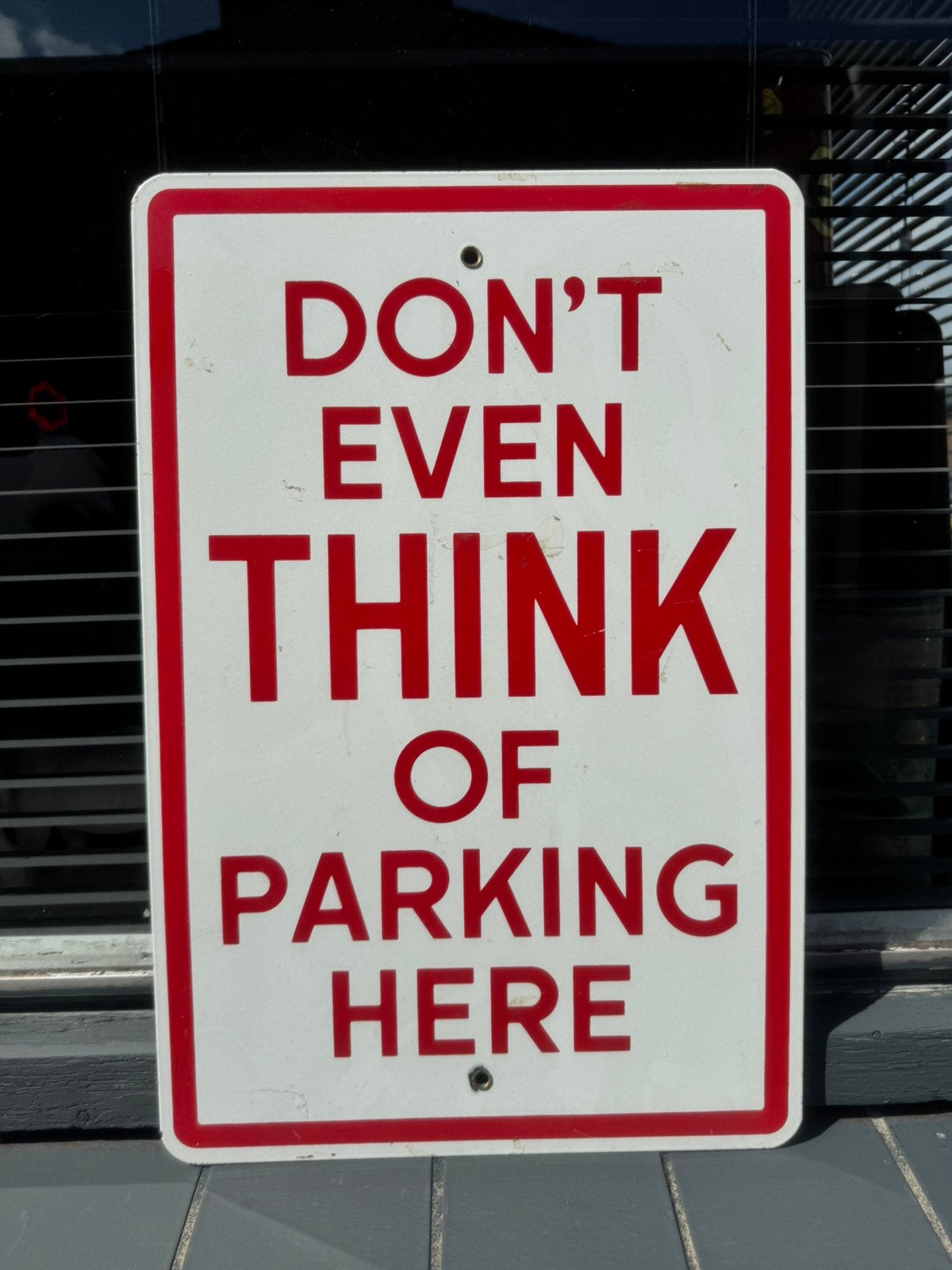 Plaque émaillée Dont Park USA, Antiquités & Art, Enlèvement ou Envoi
