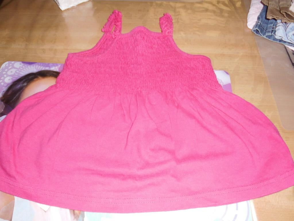 roze kleedje 80, Enfants & Bébés, Vêtements de bébé | Taille 80, Enlèvement ou Envoi, Comme neuf, Fille, Robe ou Jupe