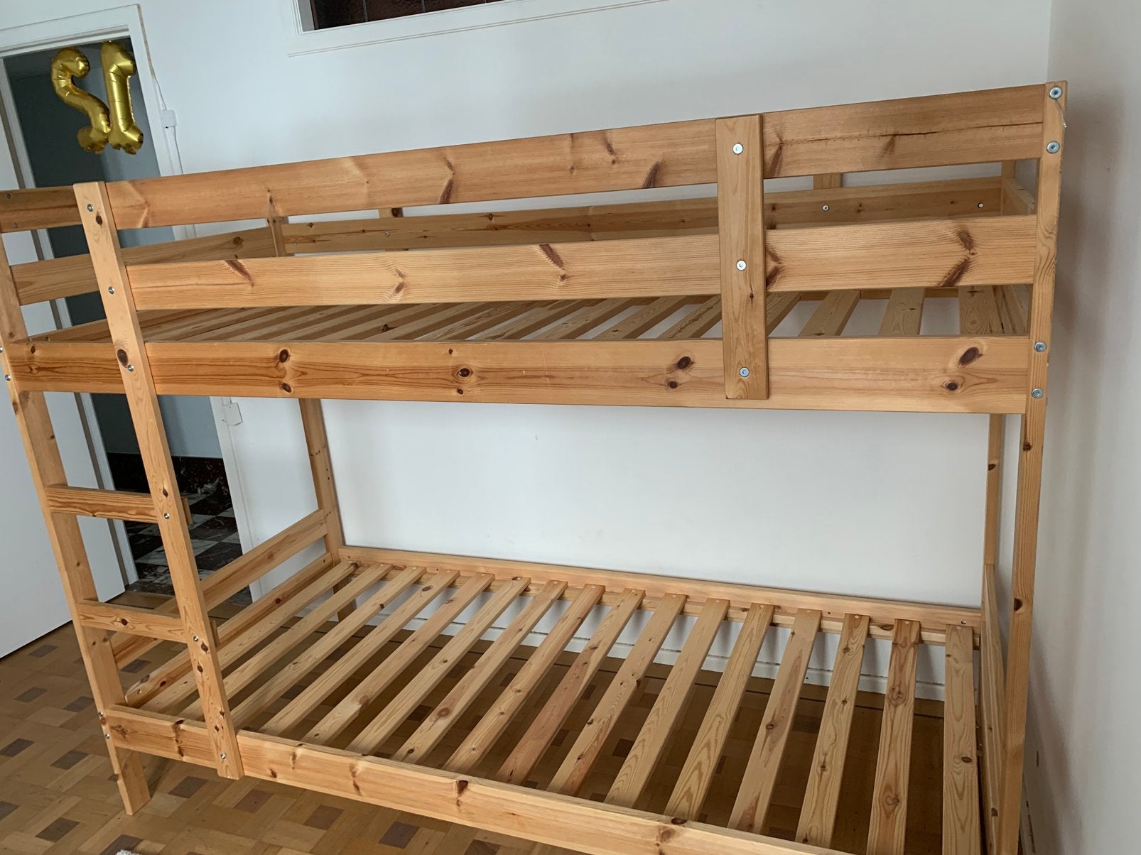 Stapelbed Hout, Enlèvement, Comme neuf, Lits superposés