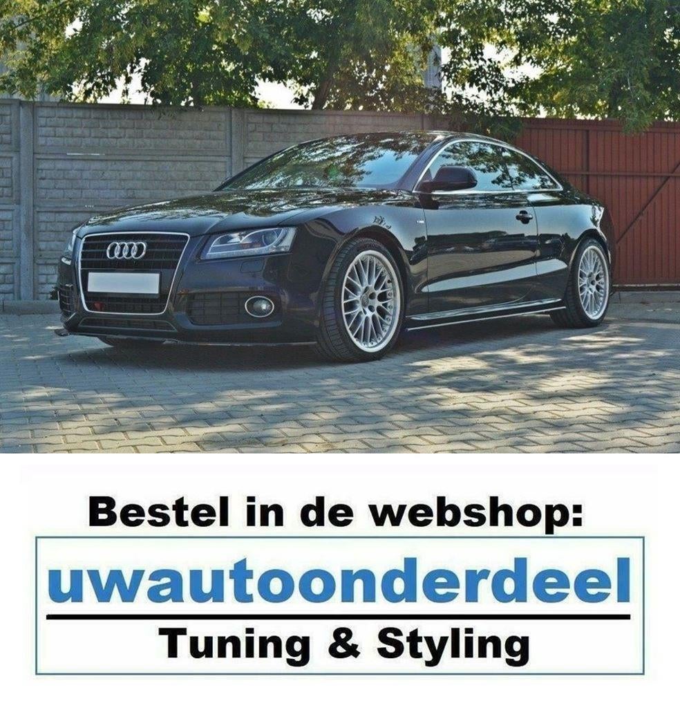 Maxton Spoiler Voorspoiler Lip Splitter Voor Audi A5 8T, Envoi