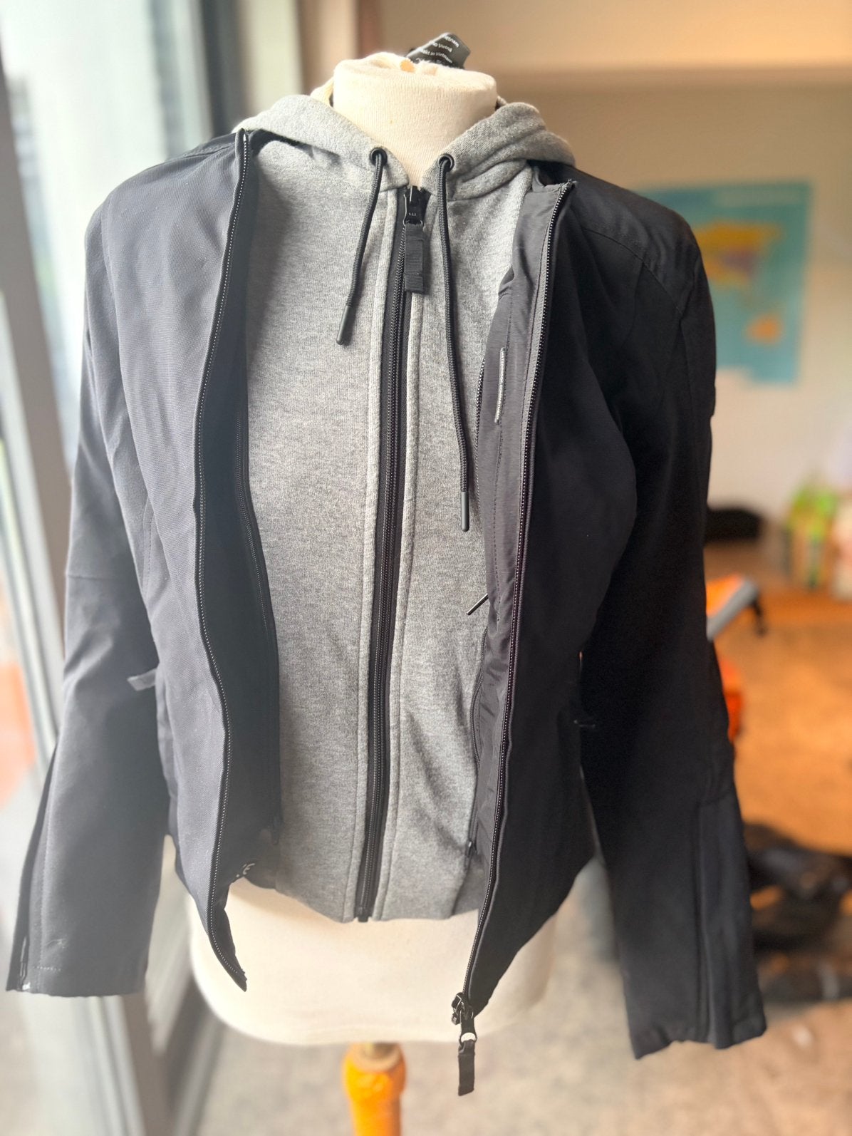 Motorjas M dames Alpinestars losse uitritsbare voering zwart, Verzenden, Nieuw zonder kaartje, Dames, Jas | textiel