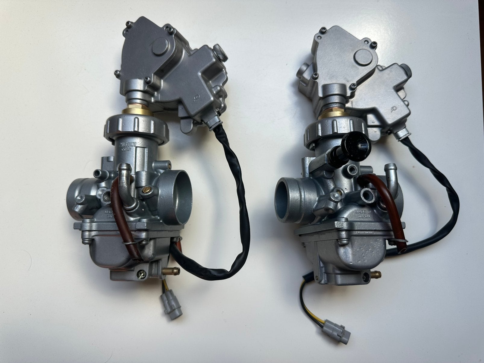 Yamaha banshee 350 carburateurs, Ophalen