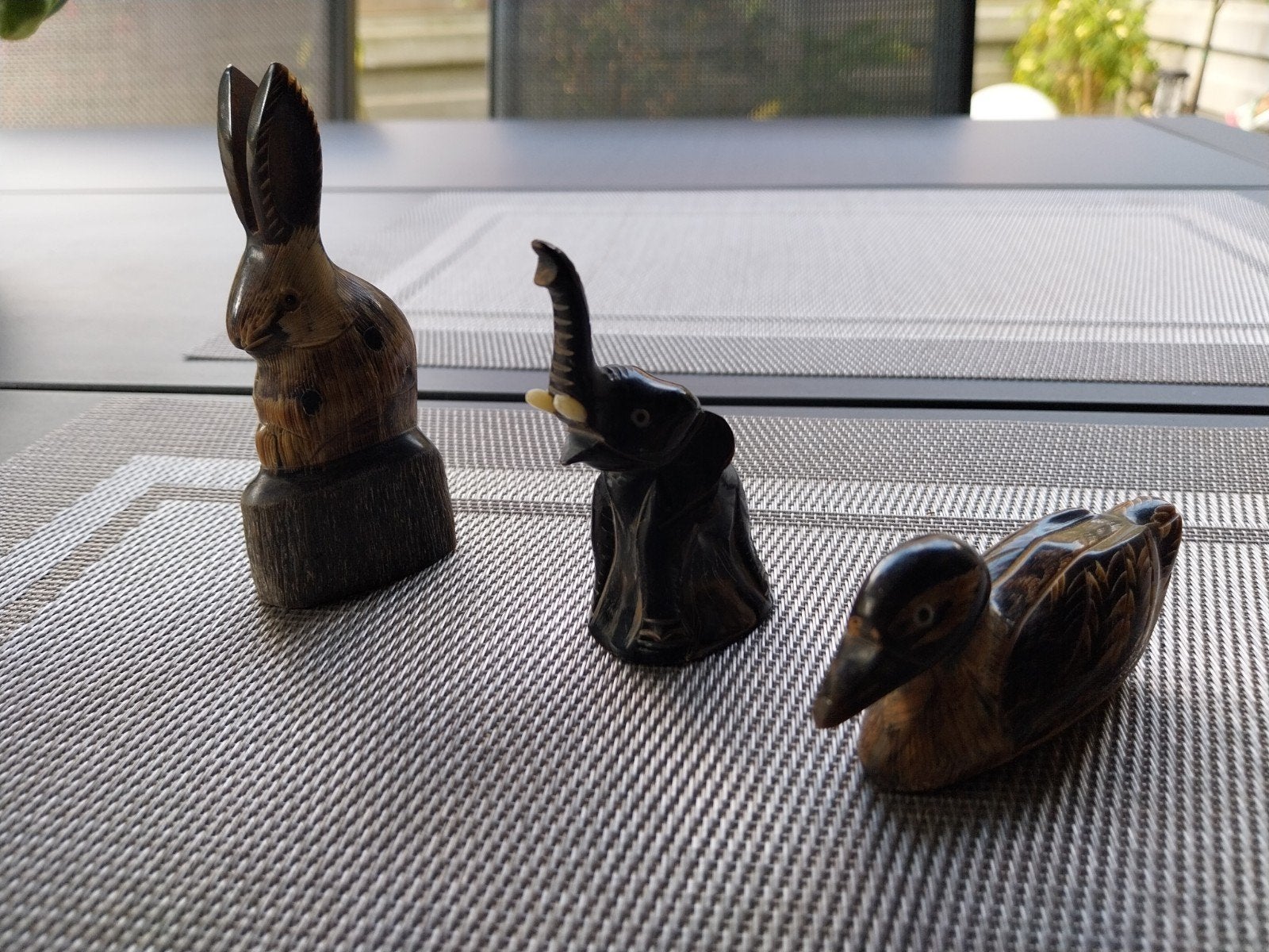 3 diertjes in buffalohoorn, Verzamelen, Beelden en Beeldjes, Ophalen