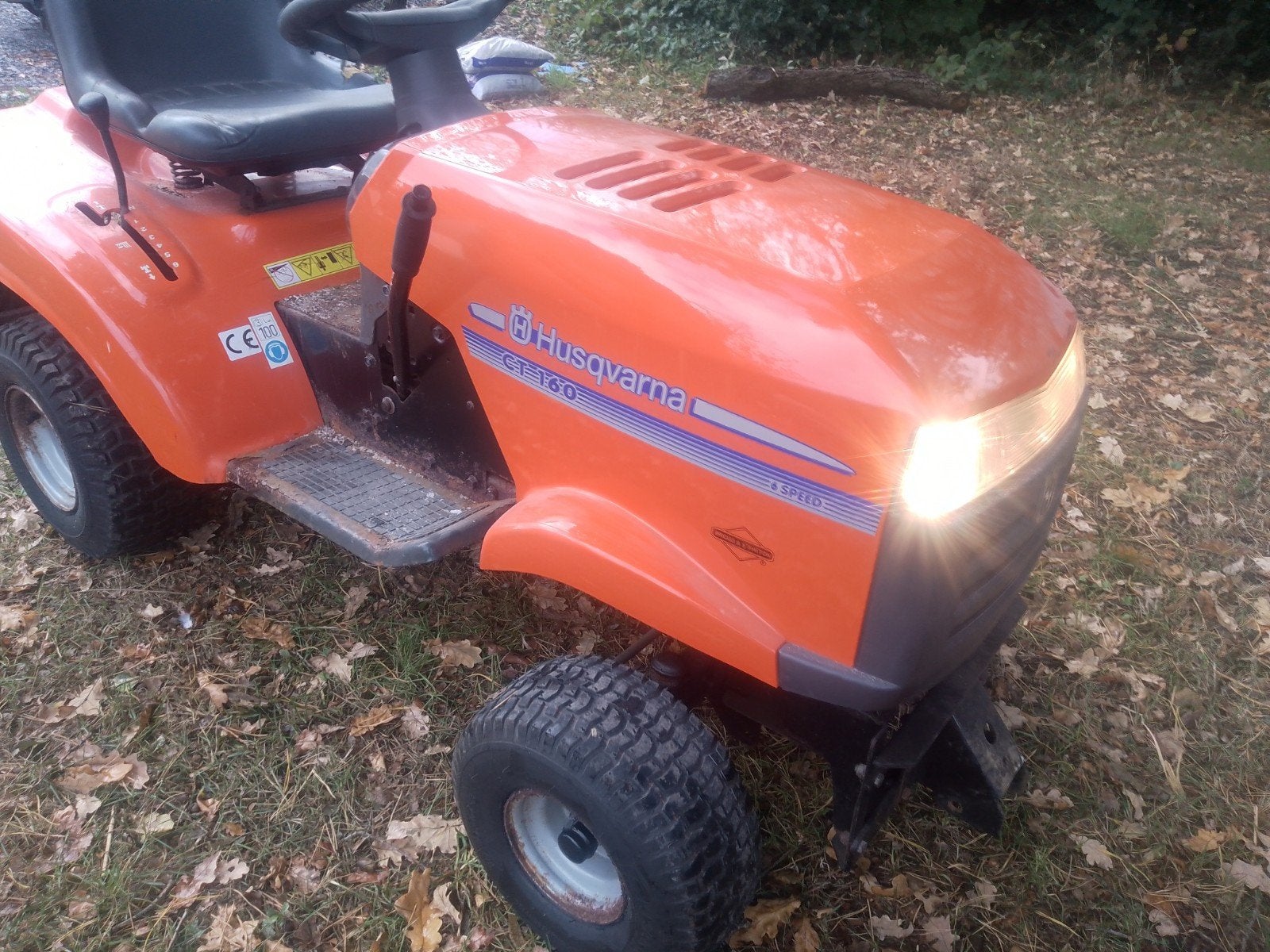Husqvarna ct160 zitmaaier, Ophalen, Gebruikt, Husqvarna, Opvangbak