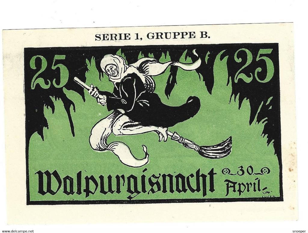 *notgeld kahla 25 pfennig 665.1 cat val 4 ,00 euro, Envoi, Allemagne, Billets en vrac