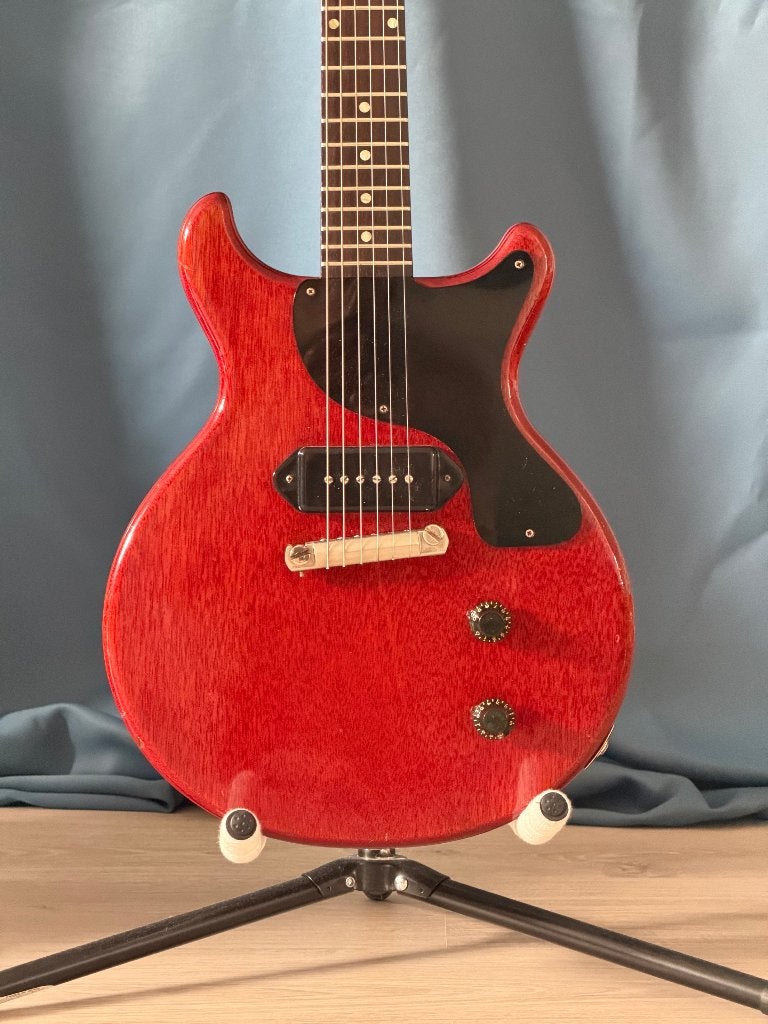 1959 Gibson Les Paul Junior DC - Cherry (Échange), Musique & Instruments, Enlèvement ou Envoi, Utilisé, Solid body, Gibson