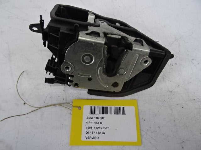 SERRURE DE PORTE ARRIÈRE DROITE BMW 1 serie (E87 / 87N), Utilisé, Arrière, BMW
