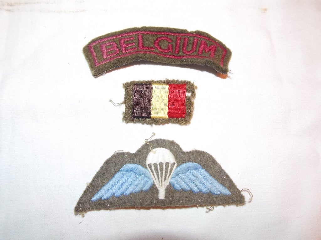 lot belge para, Enlèvement ou Envoi, Armée de terre, Emblème ou Badge
