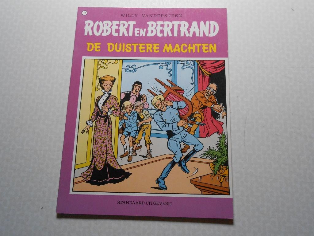 Robert en Bertrand 19 De duistere machten 1977 ste druk., Willy Vandersteen, Eén stripboek, Nieuw, Ophalen of Verzenden