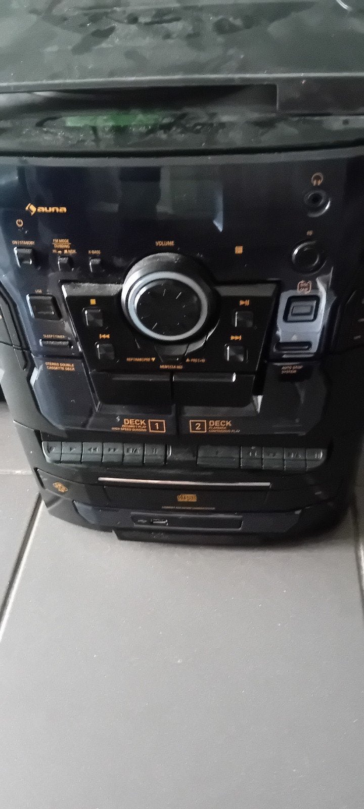 stereoset van auna, Audio, Tv en Foto, Ophalen, Refurbished, Cassettedeck