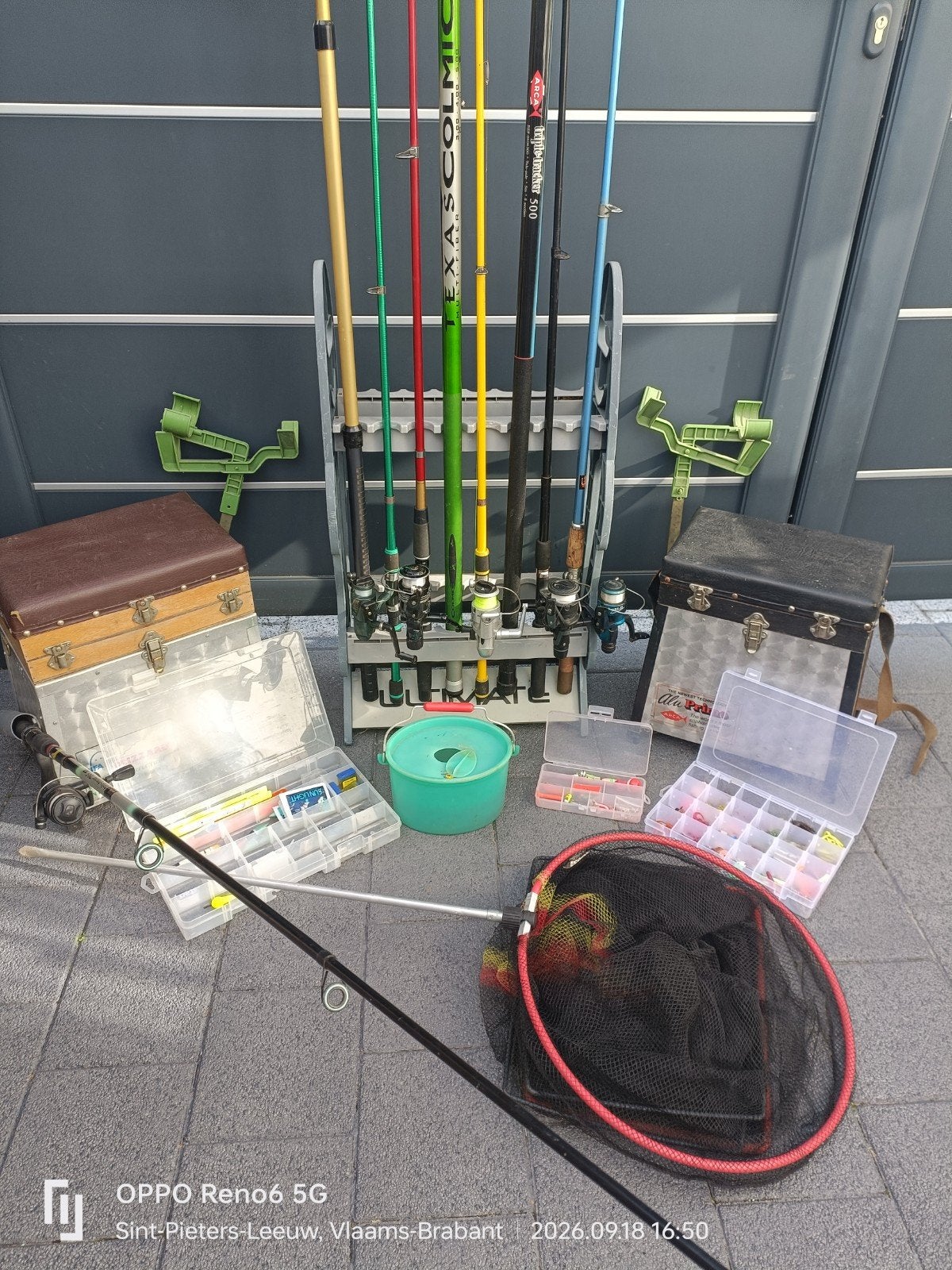 Petit lot de pêche à la truite, Enlèvement