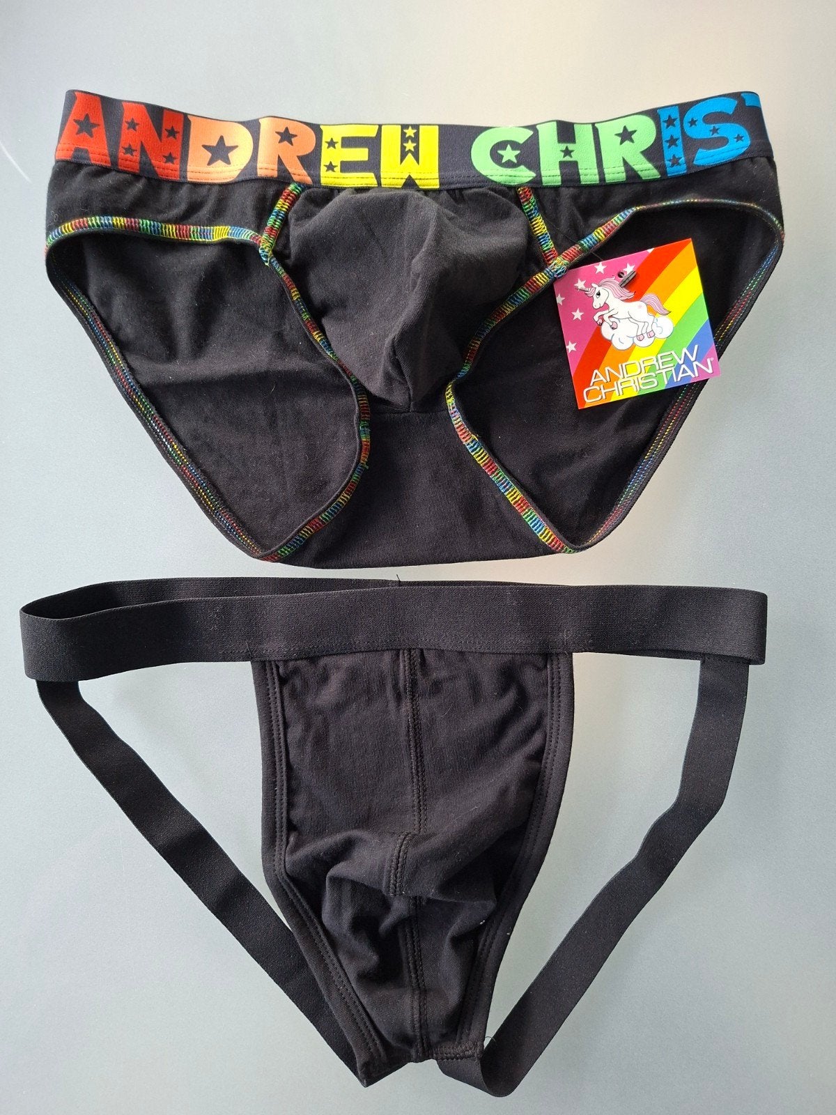 sexy Jocktrap en sexy  slip met push up effect, Kleding | Heren, Ophalen of Verzenden, Zwart, Andrew Christian, Slip