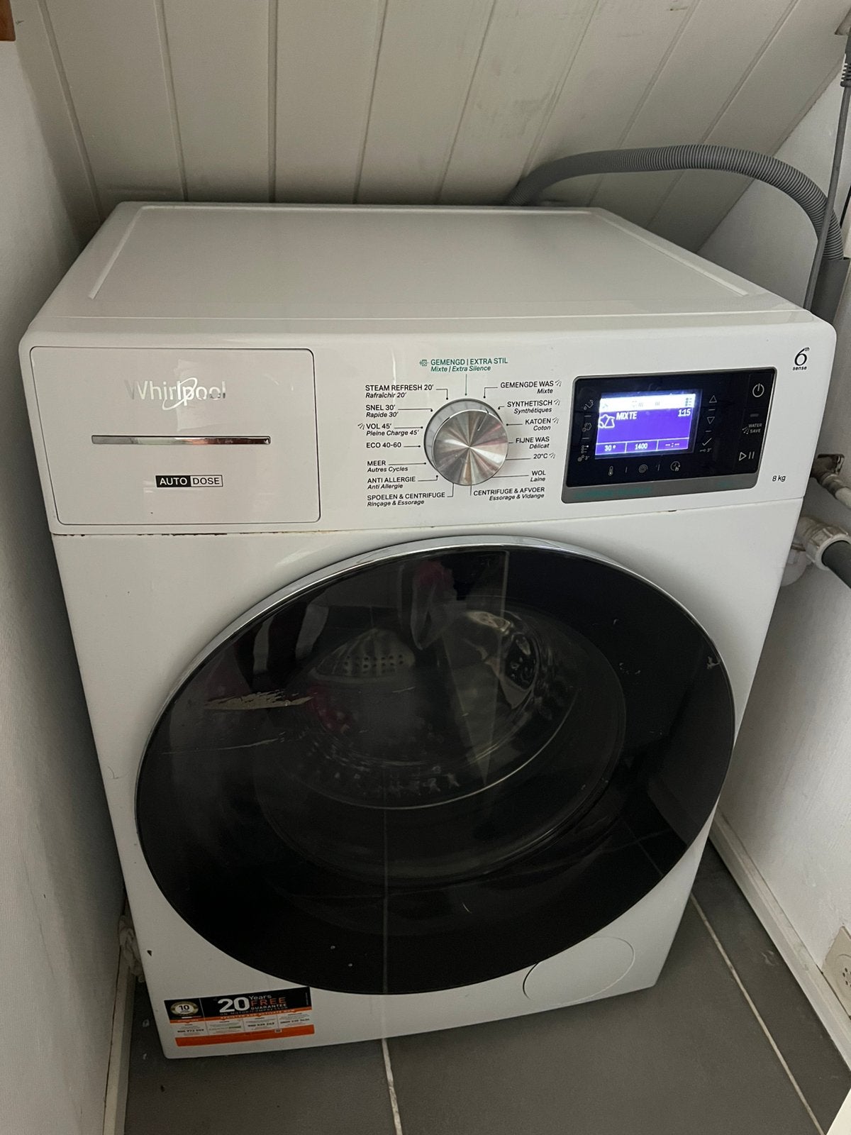 Machine à lessiver, Ophalen, Zo goed als nieuw