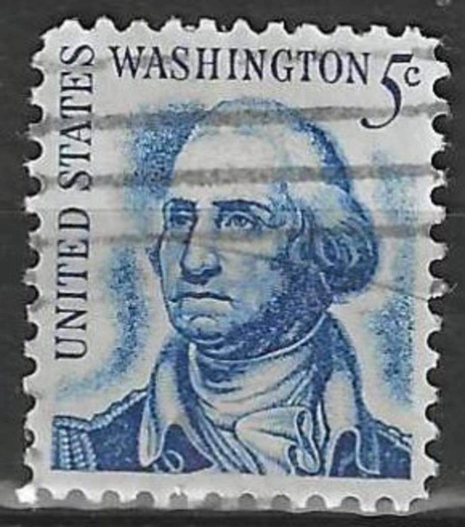 États-Unis 1965/1966 - Yvert 796 - George Washington (ST), Envoi, Affranchi