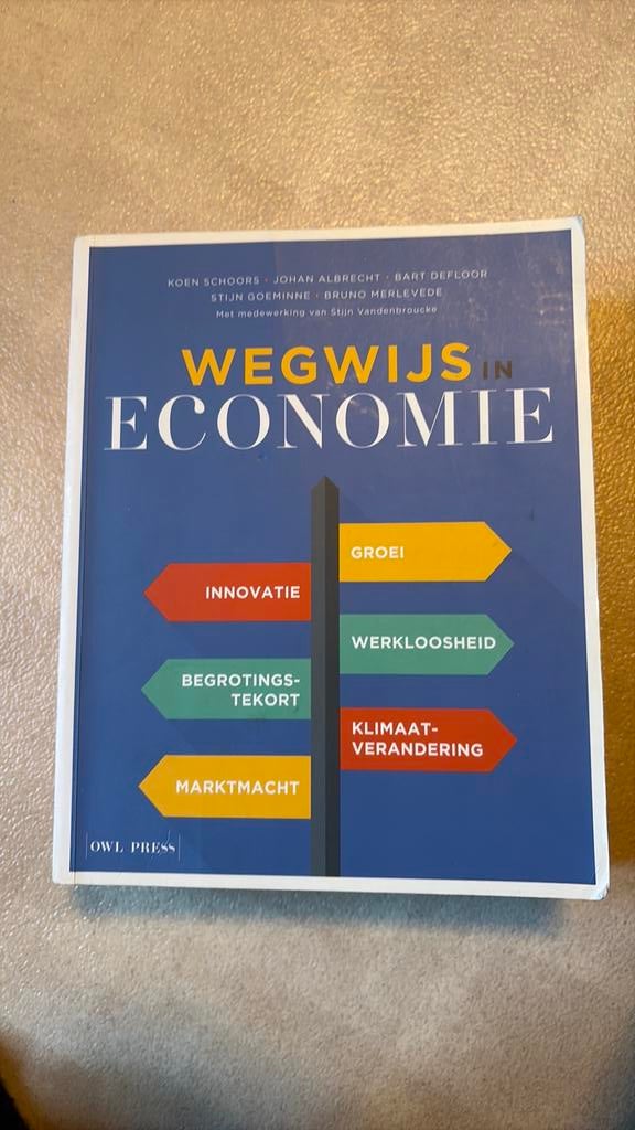 Wegwijs in economie, Boeken, Ophalen, Zo goed als nieuw