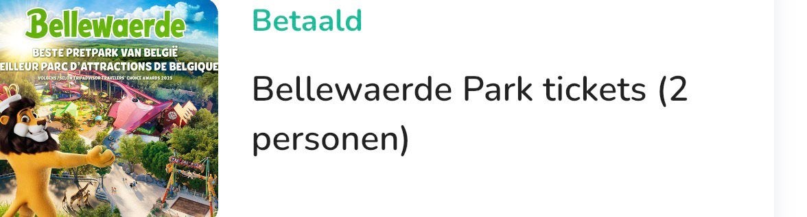 4 tickets bellewaerde