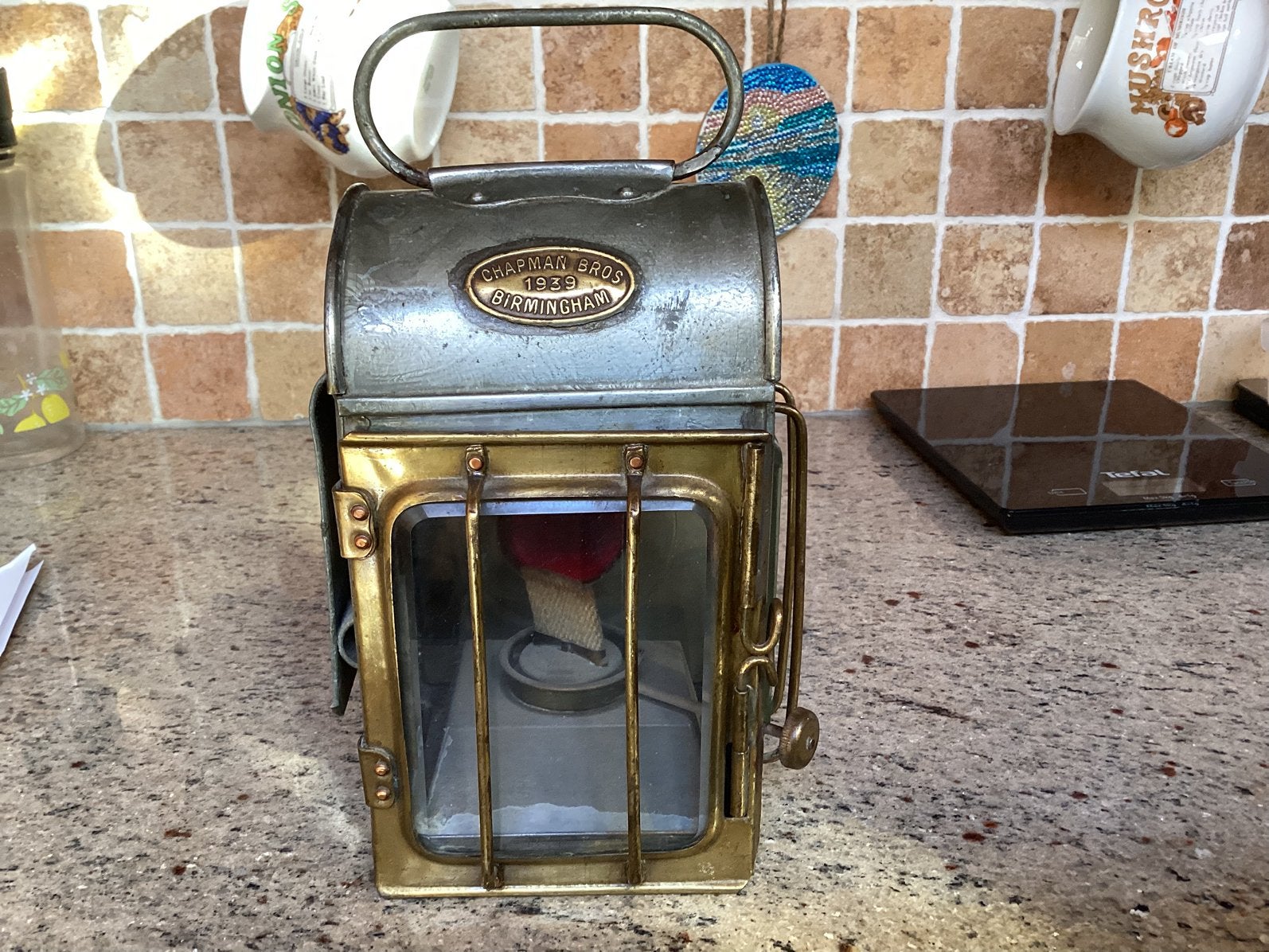 Lampe de chemin de fer Chapman Bros Birmingham 1939, Enlèvement