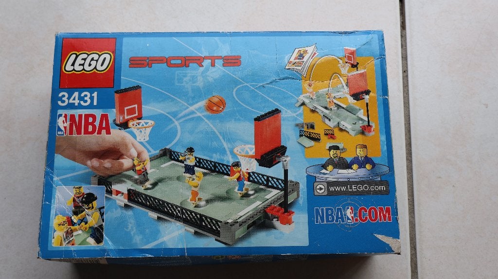 bouwdoos & spel LEGO Sports 3431 – NBA Basketbal Set +doos, Ophalen, Compleet, Overige thema's, Lego