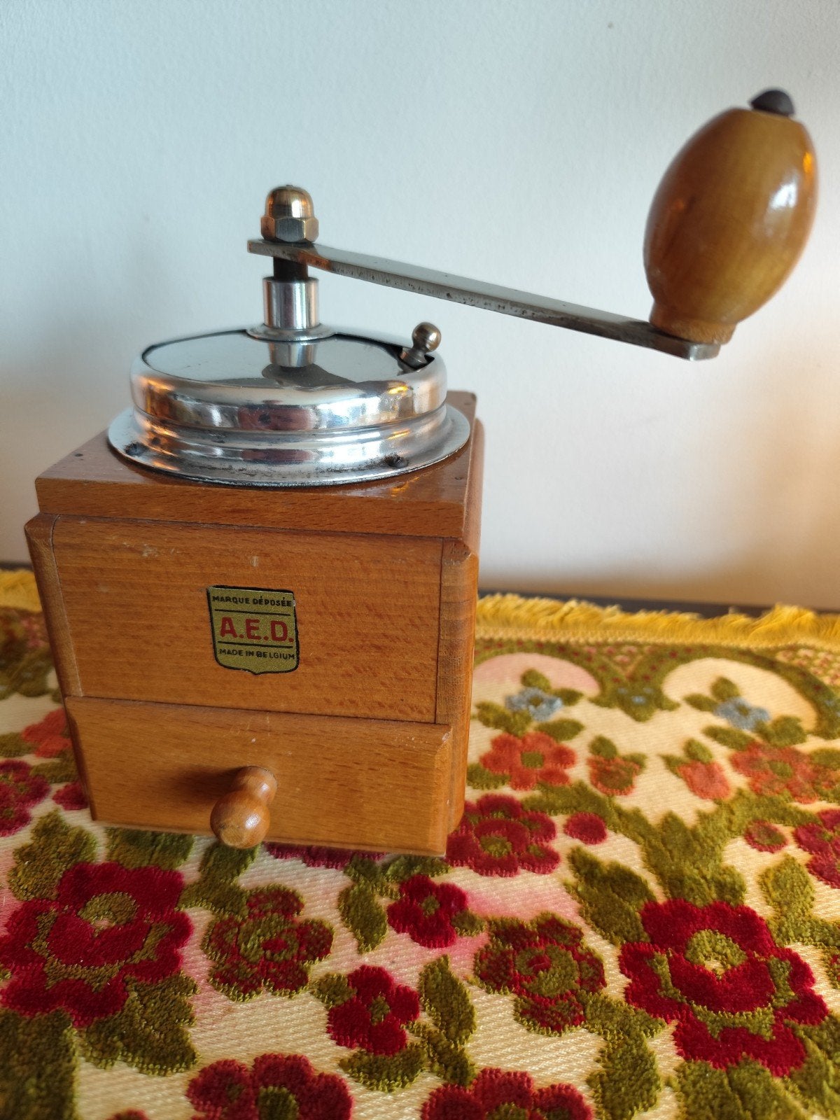 oude koffiemolen, Enlèvement