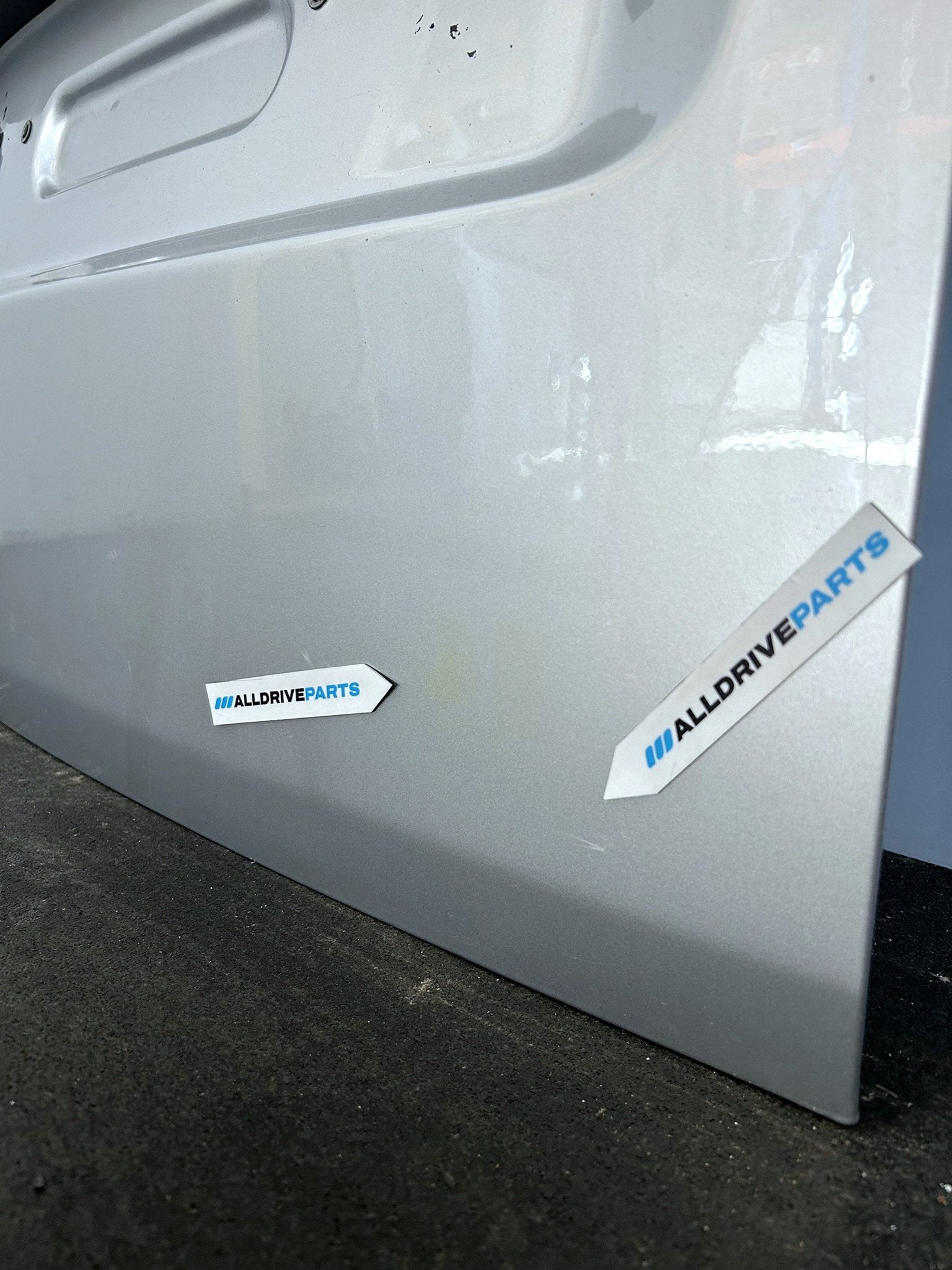VW Caddy achterdeur links zilvergrijs LA7W 2K0827091J, Gebruikt, -, Ophalen of Verzenden, Achter