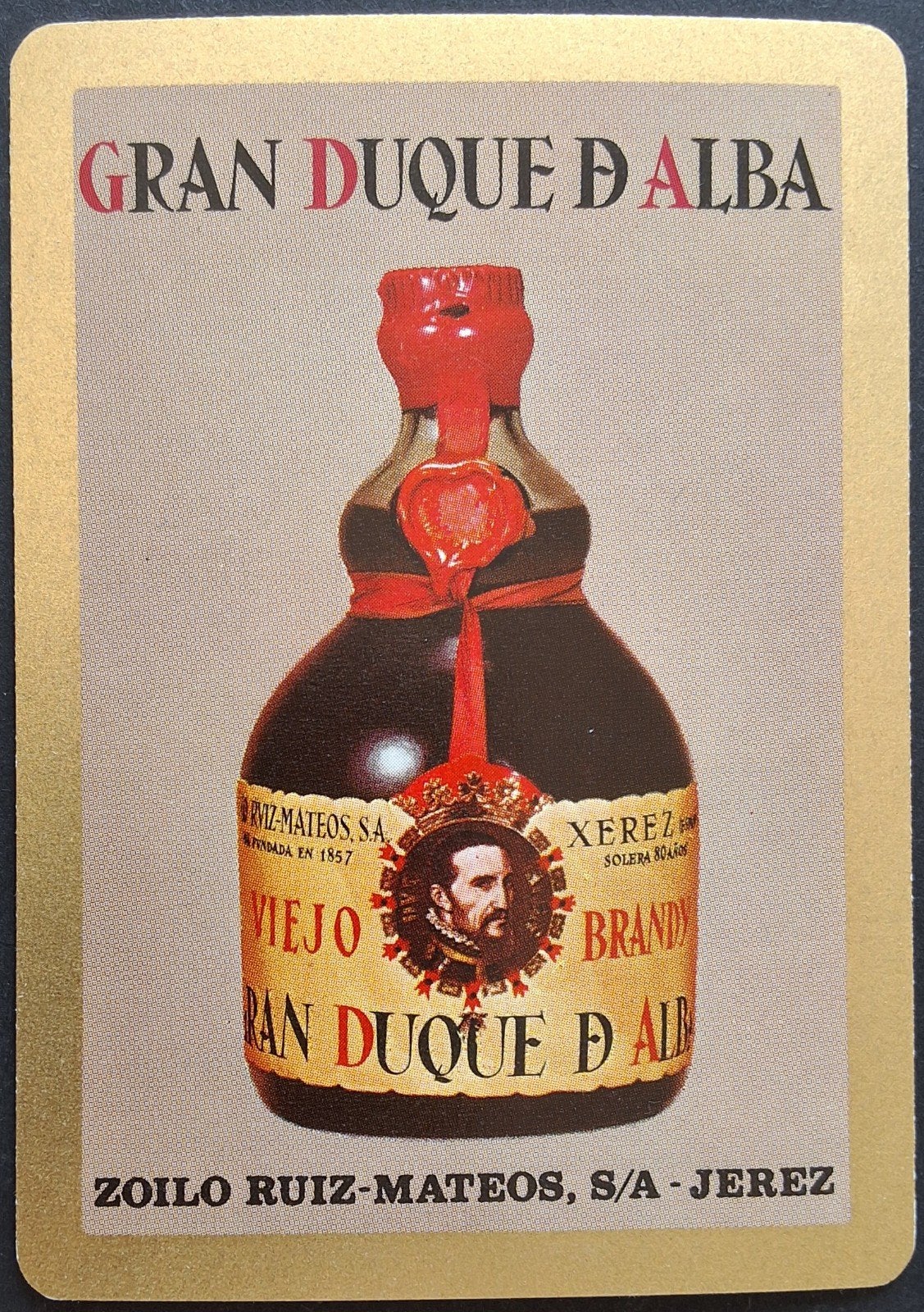 1 Speelkaart  Grand Duque D'Alba, Verzamelen, Ophalen of Verzenden