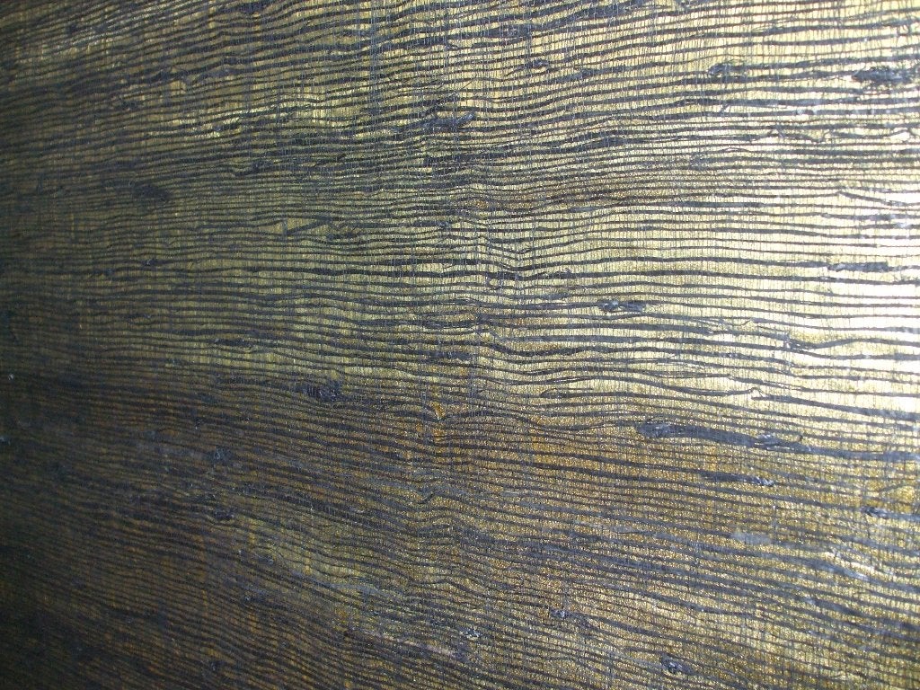 Papier peint décoratif en fibre - fond doré, Enlèvement ou Envoi, Autres types