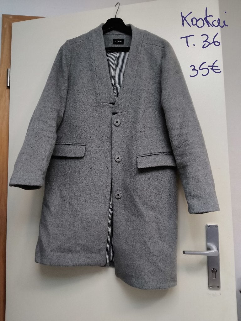 Lot de manteaux chics, Taille 38/40 (M), KOOKAI, Gris, Enlèvement ou Envoi