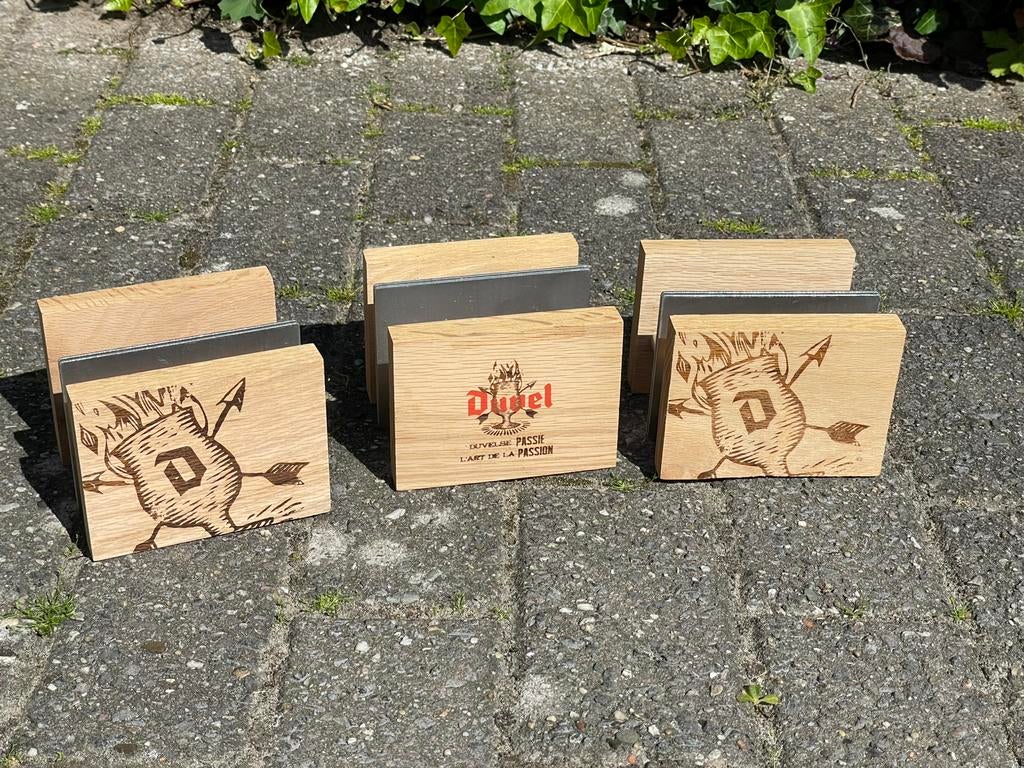 3 duvel kaartjes houders, Verzamelen, Ophalen of Verzenden, Zo goed als nieuw, Duvel