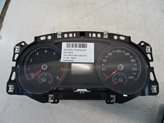 COMPTEUR DE VITESSE Volkswagen Golf VII (AUA) (5G0920860), Volkswagen, Volkswagen AG, Utilisé, Kundenbetreuung@volkswagen.de