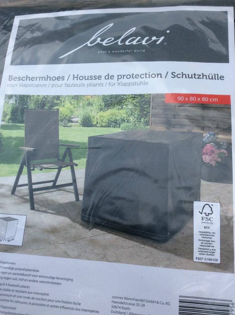 NIEUWE BELAVI BESCHERMHOES VOOR KLAPSTOELEN, Tuin en Terras, Tuinmeubel-accessoires, Ophalen of Verzenden, Nieuw