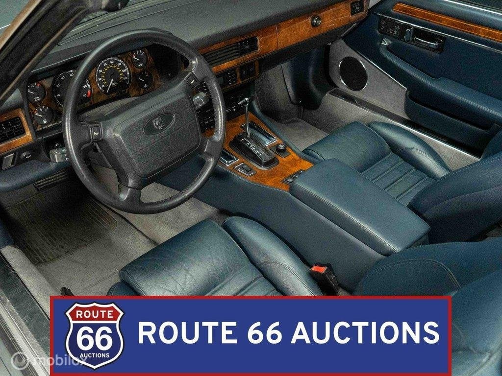 Jaguar XJS12 Cabriolet | 1992 | Route 66 Auctions, Auto's, Zwart, Bedrijf, Handgeschakeld, Overige carrosserie