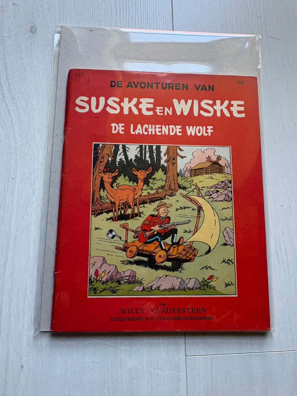 Suske en Wiske 17 De Lachende wolf 1ste druk, Enlèvement ou Envoi, Utilisé