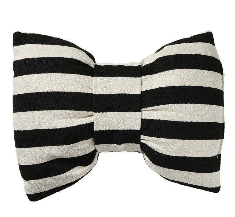 Coussin Neuf. Design rayé noir et blanc. 45cm / 35 cm, Ophalen, Nieuw, Wit, Rechthoekig