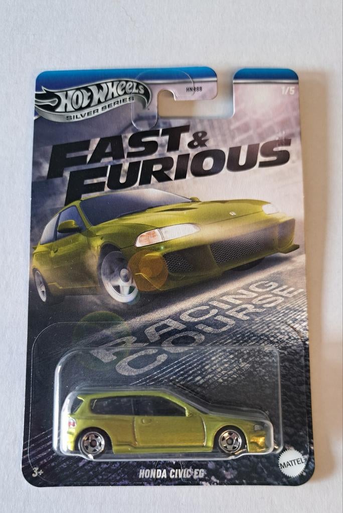 HONDA CIVIC EG6 fast and furious hotwheels, Ophalen of Verzenden, Nieuw, Auto