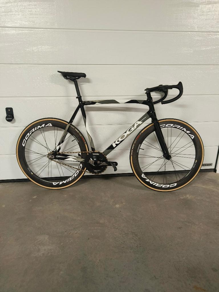 Pistefiets Koga, Ophalen, Zo goed als nieuw, Carbon