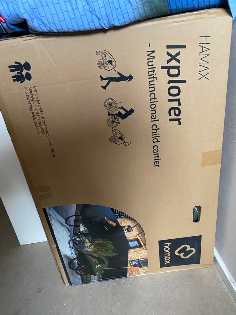 Fietskar explorer nieuw in verpakking met aankoopsbewijs, Kinderen en Baby's, Nieuw, Duowagen, Combiwagen, Ophalen