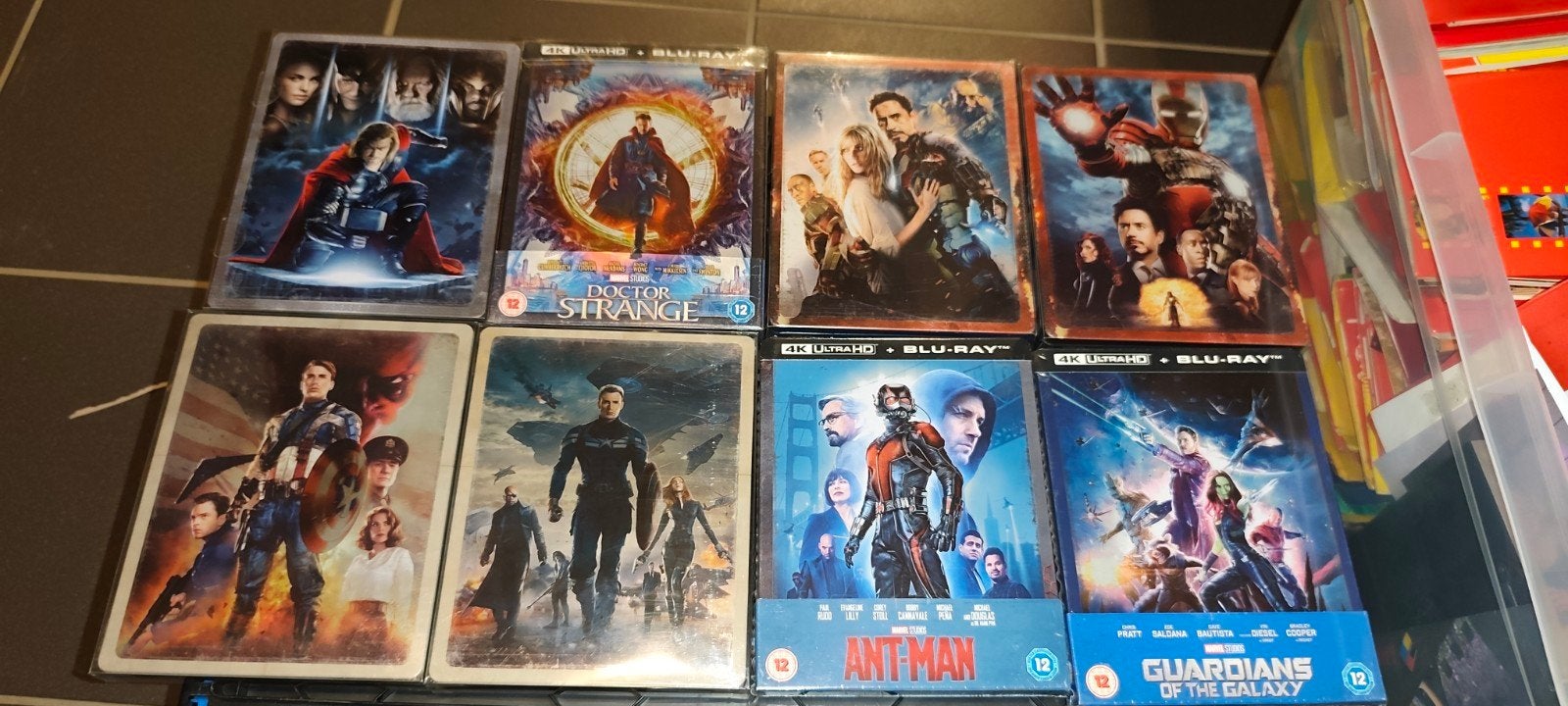 collection de Steelbooks Bluray/4K, Enlèvement