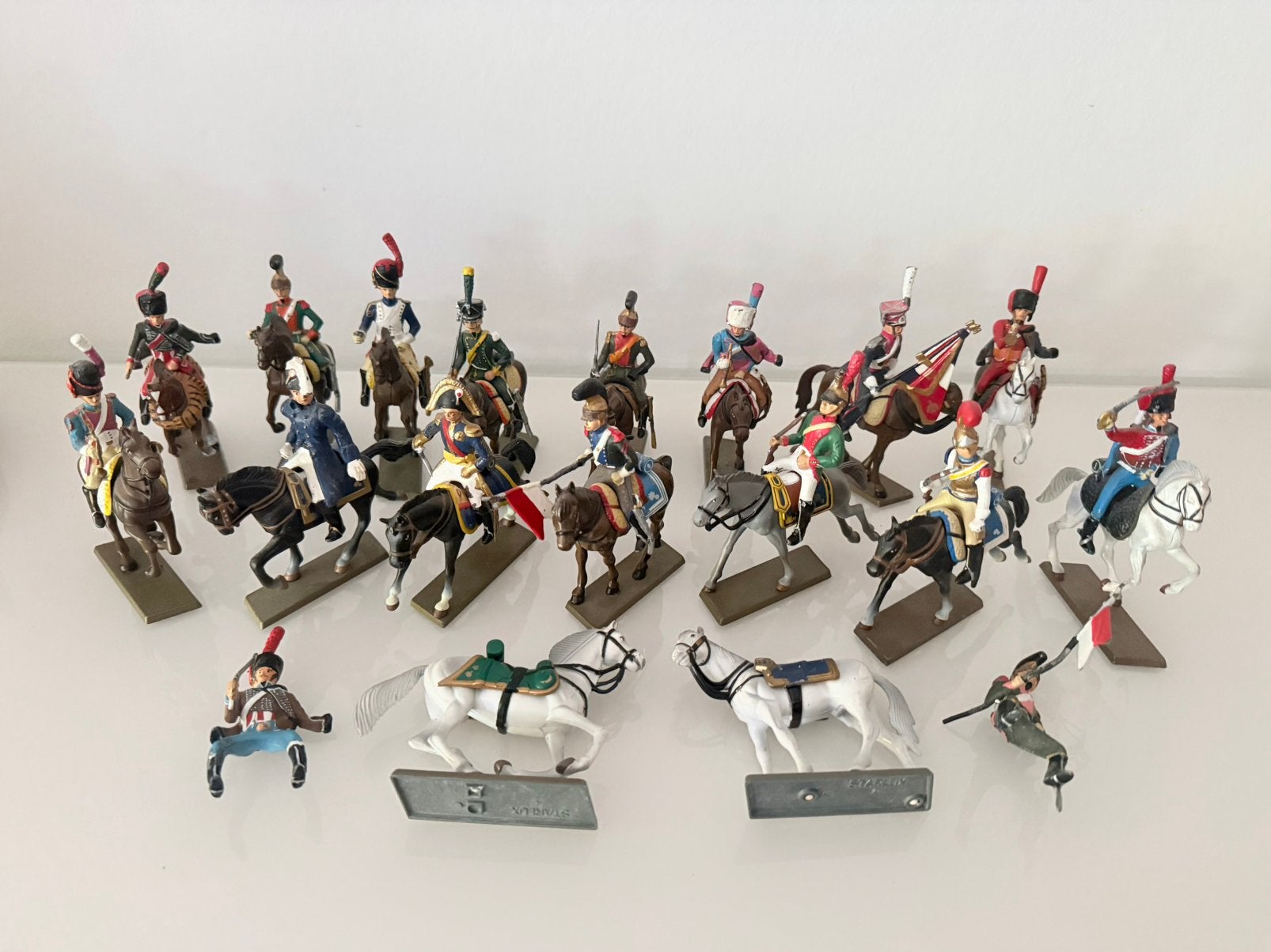 Starlux France Napoleontische cavalerie 17 originele figuren, Ophalen of Verzenden, Gebruikt, Figuur of Figuren