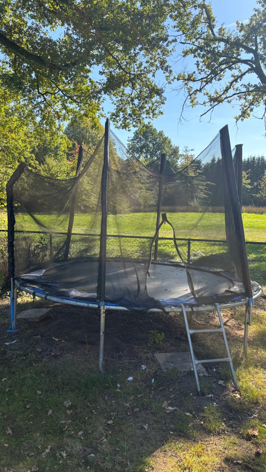 Trampoline, Ophalen, Gebruikt