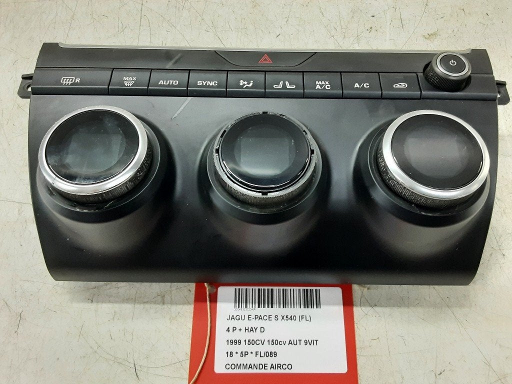 PANNEAU DE COMMANDE CLIMATISATION E-Pace (J9C3-14C239-AC), Autos : Pièces & Accessoires, Tableau de bord & Interrupteurs, Jaguar