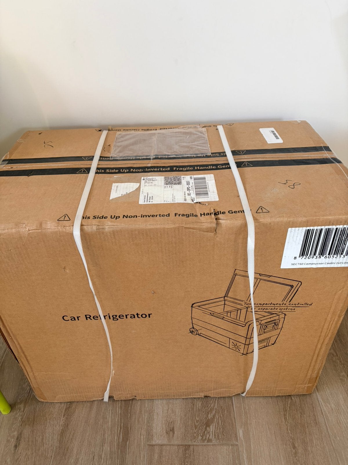 NIEUW! Elektrische koelbox Steamy-E SECT60, Ophalen, Koelbox, Compressor