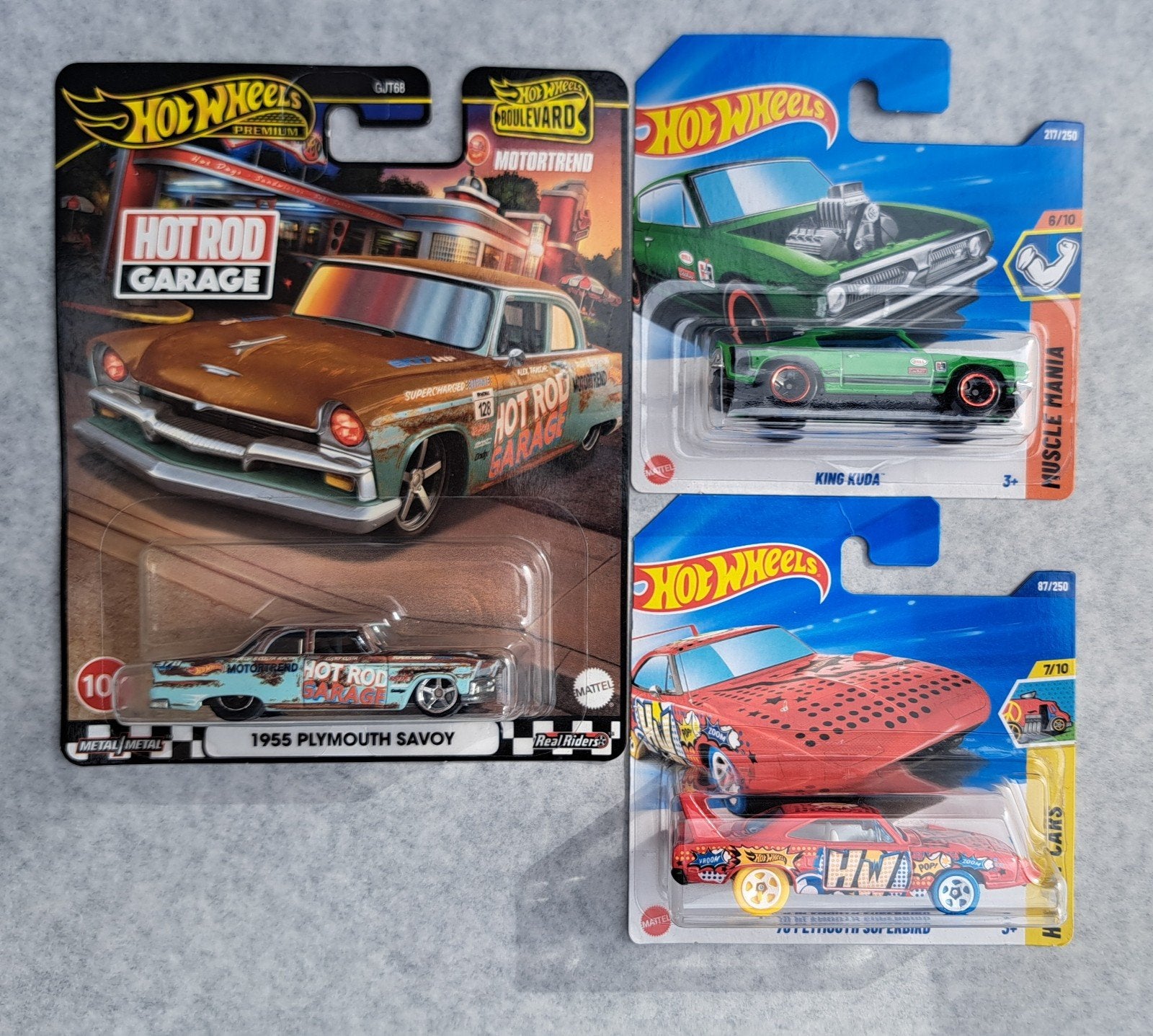 Lot plymouth hotwheels, Enlèvement ou Envoi, Comme neuf, Voiture